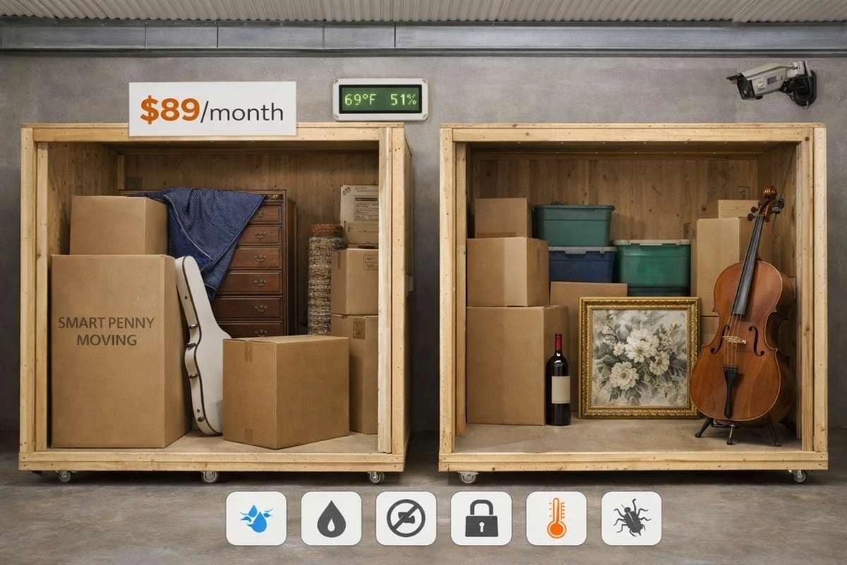 Smart Penny Moving storage in Woburn